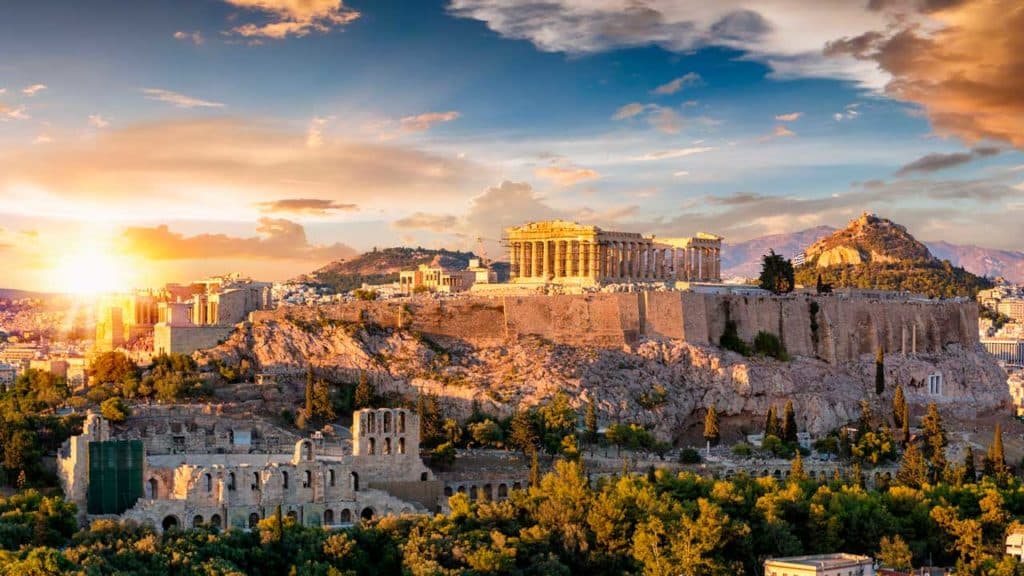 Imagen de la Acrópolis de Atenas