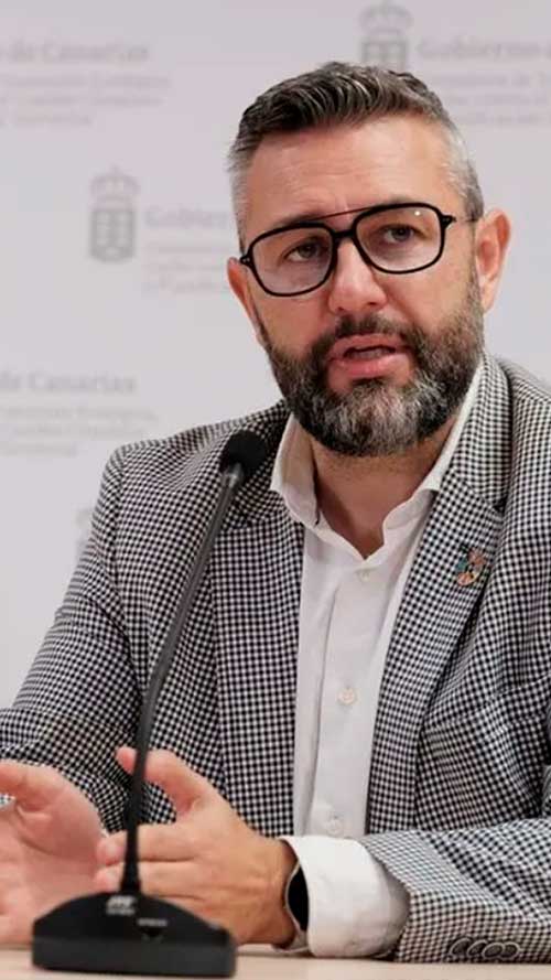 Miguel Ángel Pérez Hernández. Viceconsejero de Lucha contra el Cambio Climático y Transición Ecológica del Gobierno de Canarias